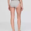 Bikini de algodón orgánico elástico con logotipo