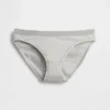 Bikini de algodón orgánico elástico con logotipo