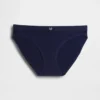 Bikini de algodón orgánico elástico con logotipo