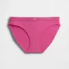 Bikini de algodón orgánico elástico con logotipo