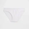 Bikini de algodón orgánico elástico con logotipo