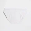 Bikini de algodón orgánico elástico con logotipo