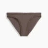 Bikini de algodón orgánico elástico con ribete de encaje, el más suave