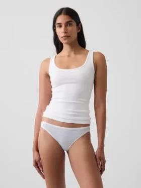 Bikini de algodón orgánico elástico súper suave
