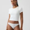 Bikini de algodón orgánico elástico súper suave