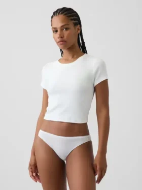 Bikini de algodón orgánico elástico súper suave