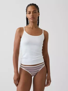Bikini de algodón orgánico elástico súper suave