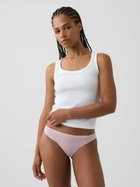 Bikini de algodón orgánico elástico súper suave