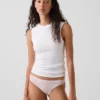 Bikini de algodón orgánico elástico súper suave