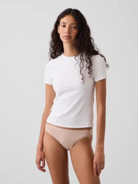 Bikini de algodón orgánico elástico súper suave
