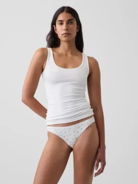 Bikini de algodón orgánico elástico súper suave