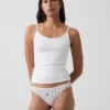Bikini de algodón orgánico elástico súper suave