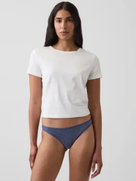 Bikini de algodón orgánico elástico súper suave