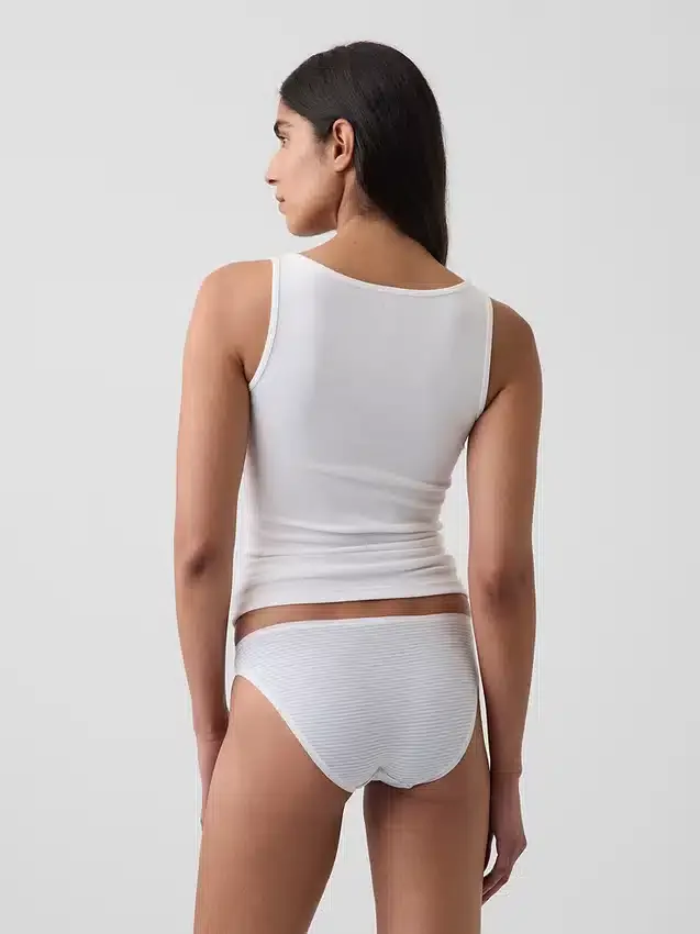 Bikini de algodón orgánico elástico súper suave