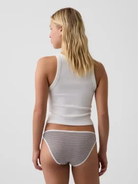 Bikini de algodón orgánico elástico súper suave