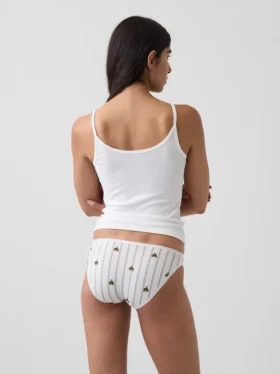 Bikini de algodón orgánico elástico súper suave