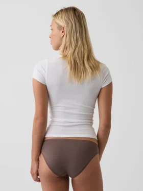 Bikini de algodón orgánico elástico súper suave