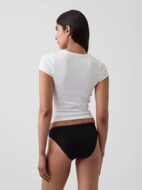 Bikini de algodón orgánico elástico súper suave