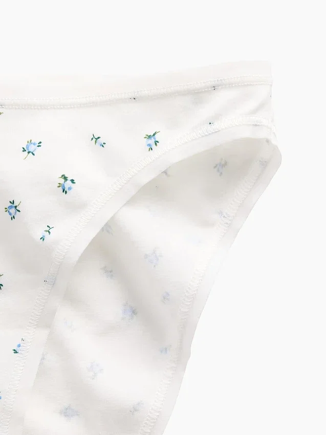 Bikini de algodón orgánico elástico súper suave