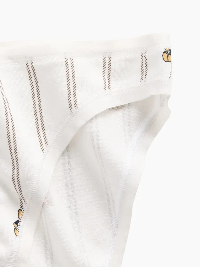 Bikini de algodón orgánico elástico súper suave