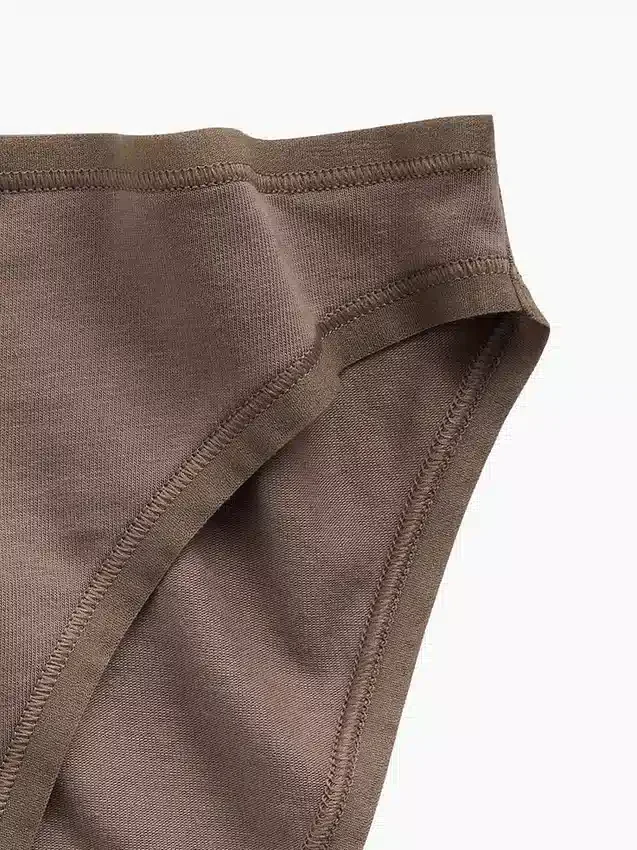 Bikini de algodón orgánico elástico súper suave