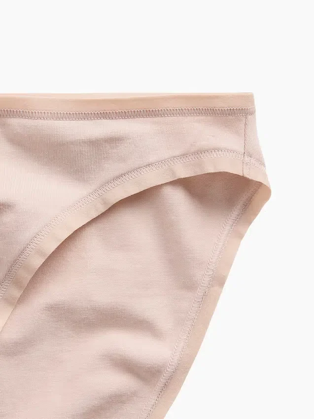 Bikini de algodón orgánico elástico súper suave