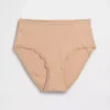 Bikini de cintura alta de algodón orgánico elástico