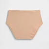 Bikini de cintura alta de algodón orgánico elástico