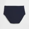 Bikini de cintura alta de algodón orgánico elástico