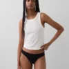 Bikini invisible de algodón orgánico elástico