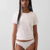 Bikini invisible de algodón orgánico elástico