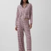 Blusa corta de pijama de modal súper suave