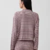 Blusa corta de pijama de modal súper suave