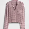 Blusa corta de pijama de modal súper suave