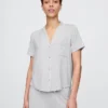 Blusa de pijama de modal ultra suave para la parte de arriba