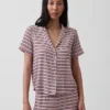 Blusa de pijama de modal ultra suave para la parte de arriba