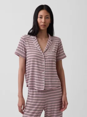 Blusa de pijama de modal ultra suave para la parte de arriba