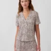 Blusa de pijama de modal ultra suave para la parte de arriba