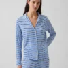 Blusa de pijama de modal ultra suave para la parte de arriba