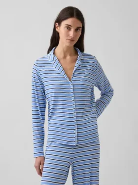 Blusa de pijama de modal ultra suave para la parte de arriba