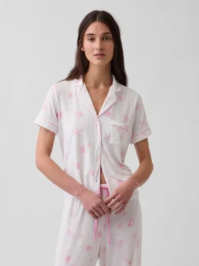 Blusa de pijama de modal ultra suave para la parte de arriba