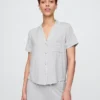 Blusa de pijama de modal ultra suave para la parte de arriba