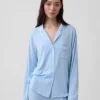 Blusa de pijama de modal ultra suave para la parte de arriba