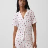 Blusa de pijama de modal ultra suave para la parte de arriba