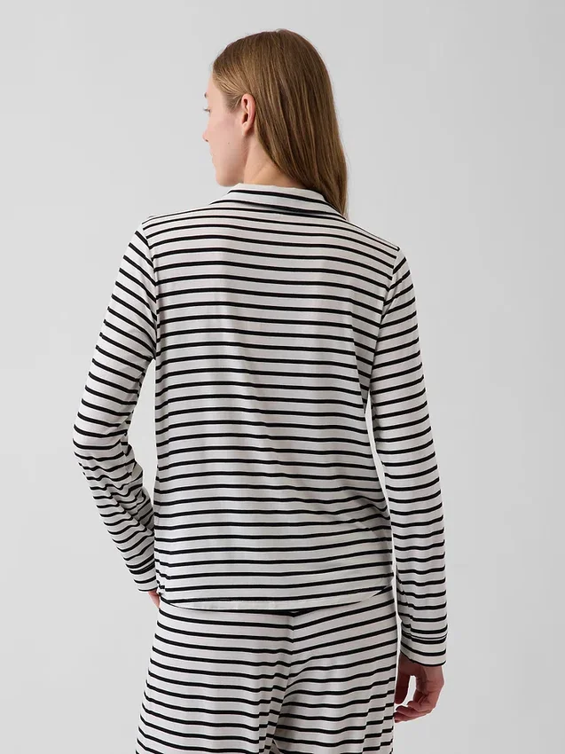 Blusa de pijama de modal ultra suave para la parte de arriba