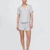 Blusa de pijama de modal ultra suave para la parte de arriba