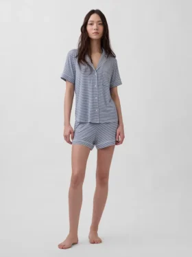 Blusa de pijama de modal ultra suave para la parte de arriba