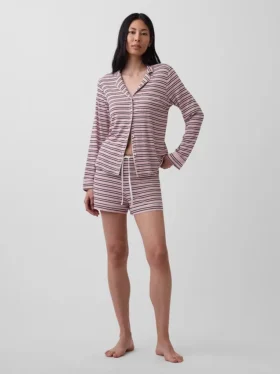 Blusa de pijama de modal ultra suave para la parte de arriba