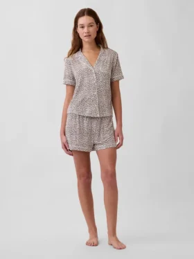 Blusa de pijama de modal ultra suave para la parte de arriba