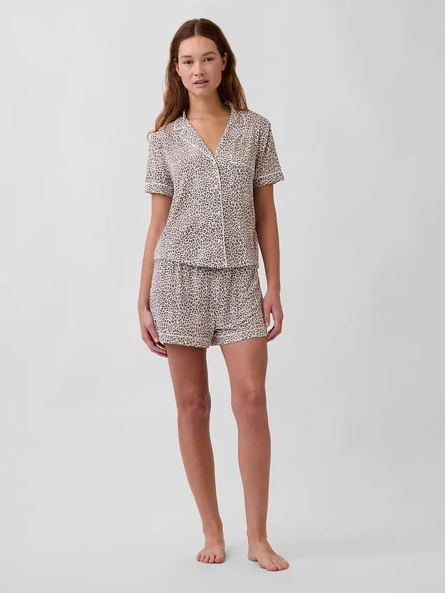 Blusa de pijama de modal ultra suave para la parte de arriba